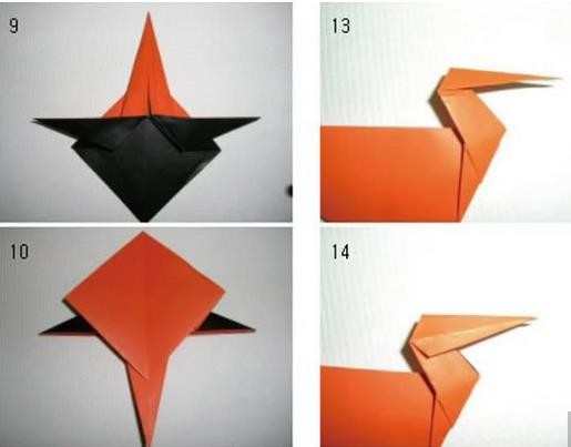 儿童折纸手工立体鸭子教程