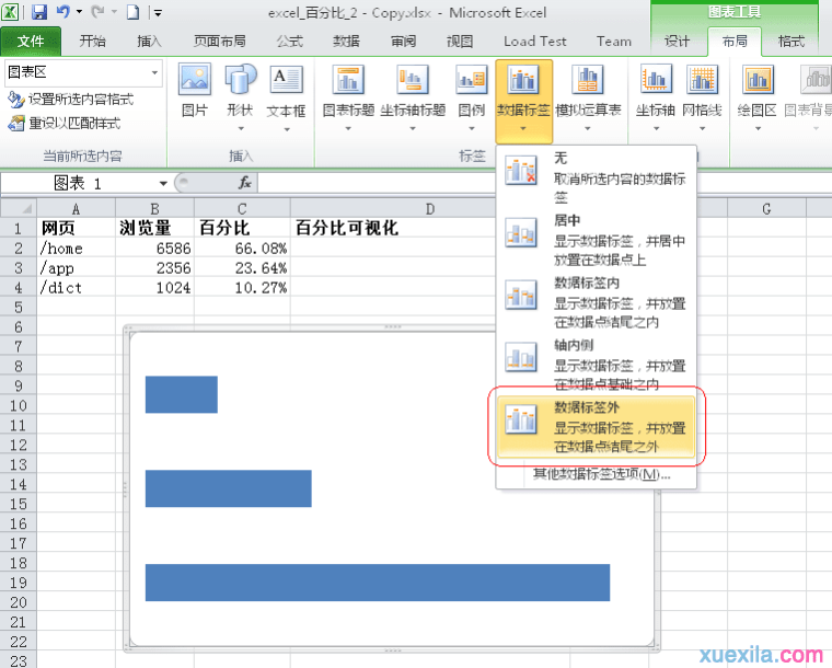 excel2007百分比图表如何制作