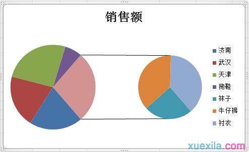 excel2007饼图复合怎么做