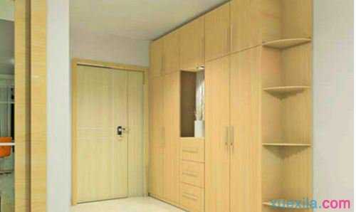 小卧室壁柜装修效果图,小户型卧室怎么放置衣柜
