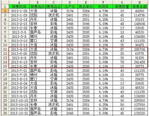 excel表格如何快速选定区域