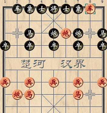 中国象棋之右中炮抗衡士角炮图解