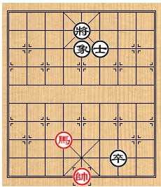 中国象棋棋局巧杀之单枪匹马