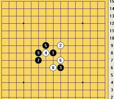 五子棋之岚月局攻略图解