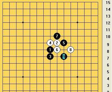 五子棋之银月局攻略图解