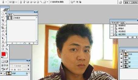 photoshop8.0怎么抠图的