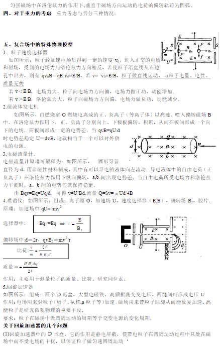 高考物理复习电与磁 高中物理电与磁知识点复习