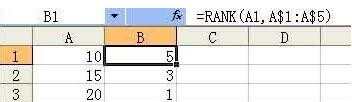 excel2010rank函数如何排名