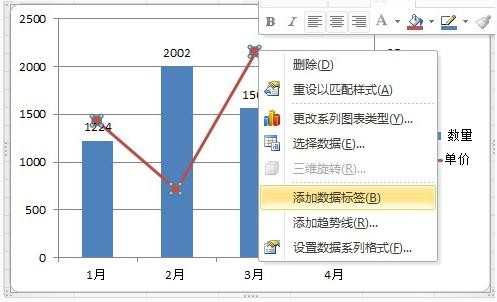 Excel2010柱形图与折线图怎么做