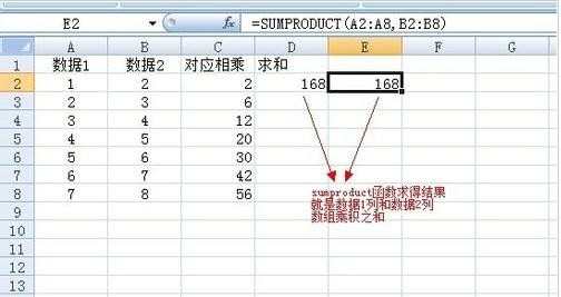 excel表格sumproduct函数如何使用