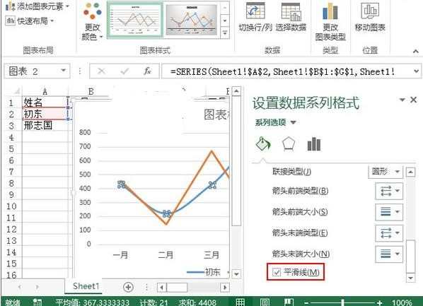 excel2013如何制作趋势图