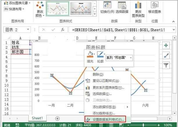 excel2013如何制作趋势图