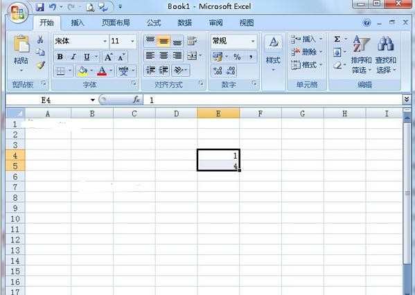 Excel2007数字自动填充怎么设置