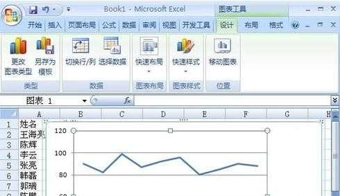 如何在excel2007中绘制折线图