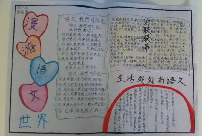 有关于小学四年级手抄报的图片模板