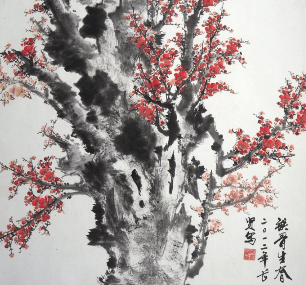 工笔画梅花图片大全_工笔画梅花图片精品