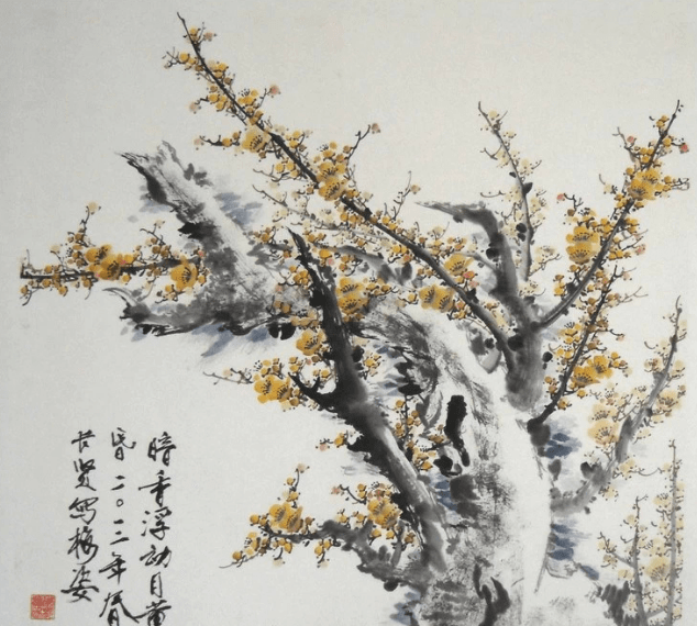 工笔画梅花图片大全_工笔画梅花图片精品