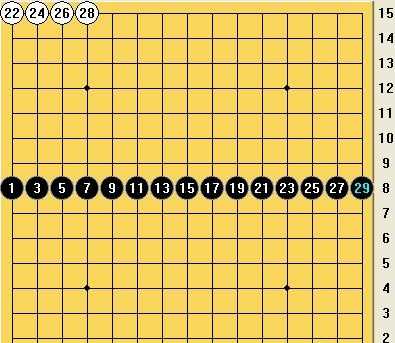 五子棋走法的几点规律