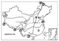 初二地理会考模拟试卷及答案