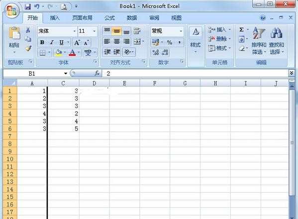 Excel2007行与列如何隐藏