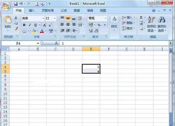 excel2007如何填充数字