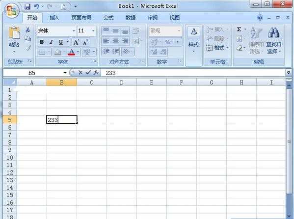 Excel2007如何快速输入平方符号