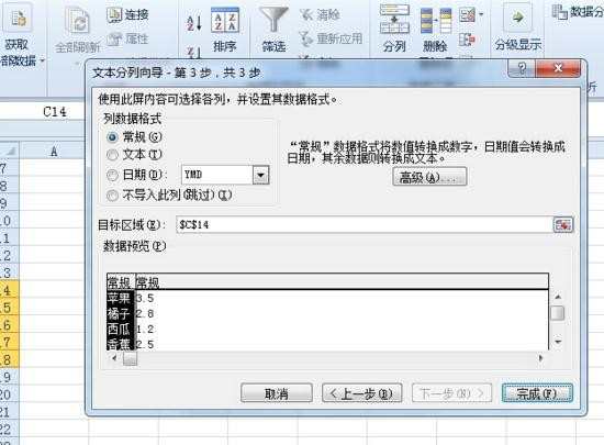 excel2010如何使用文本分列