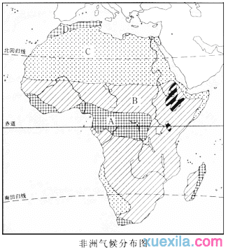 七年级下册地理撒哈拉以南的非洲测试题