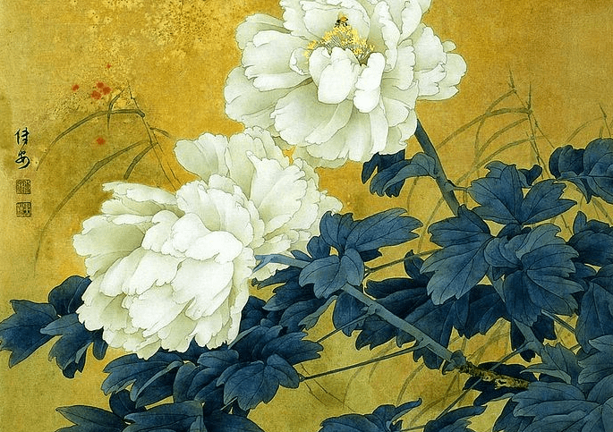 中国画花鸟工笔荷花_国画花鸟荷花工笔画