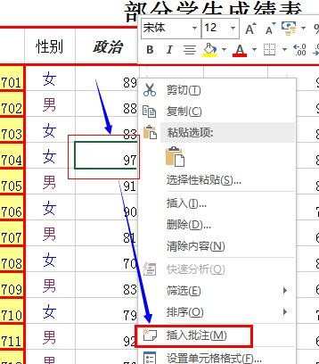 excel2013批注功能使用教程_excel2013中的批注功能详解