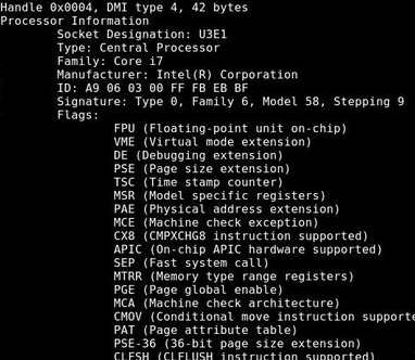 Linux如何查看cpu信息