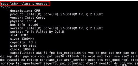 Linux如何查看cpu信息