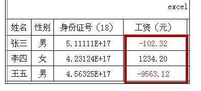 excel表格里设置数值方法