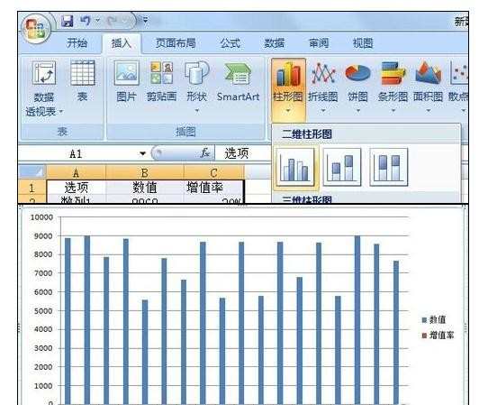 excel双坐标轴格式的设置