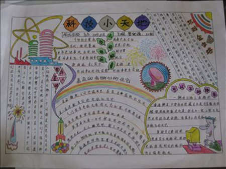 科技节手抄报图片 关于科技手抄报内容