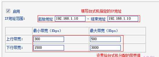 TP-Link TL-WR845N无线路由器IP宽带控制怎么设置