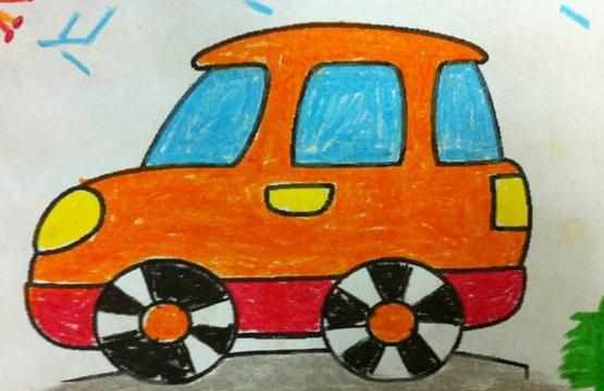 儿童画画大全小汽车图片
