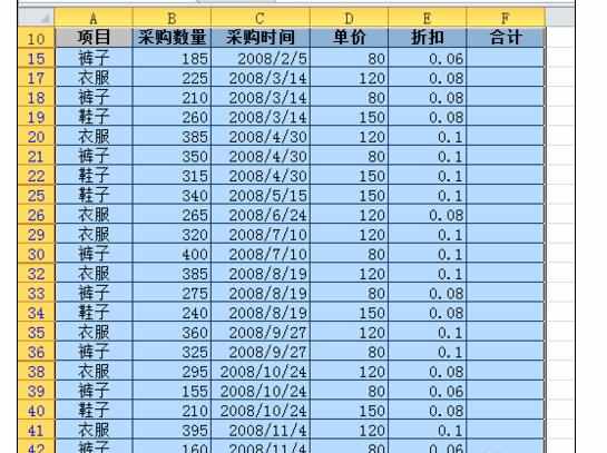 excel2010表格的数据进行高级筛选方法