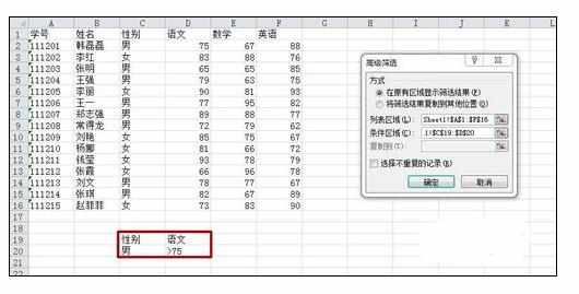 excel2010中进行高级筛选的操作方法