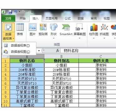 Excel中用数据透视处理重复数据的操作方法