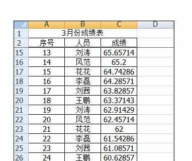 Excel2007中冻结前两行的操作方法