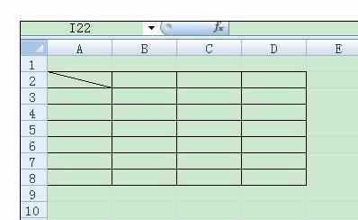 Excel2007中进行表头斜线的操作方法