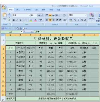 Excel2007中自动套用格式的操作方法