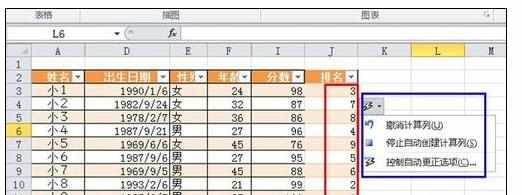 Excel中RANK.EQ函数做成绩排名的操作方法
