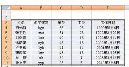 Excel中进行日期排序的操作方法