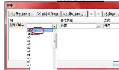 Excel2007中进行表格排序的操作方法