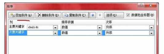 Excel2007中进行表格排序的操作方法