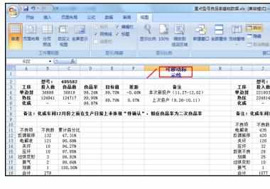 Excel2007中表格冻结窗口的小技巧