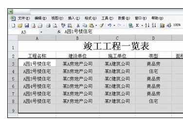 Excel中设置行高尺寸的操作方法