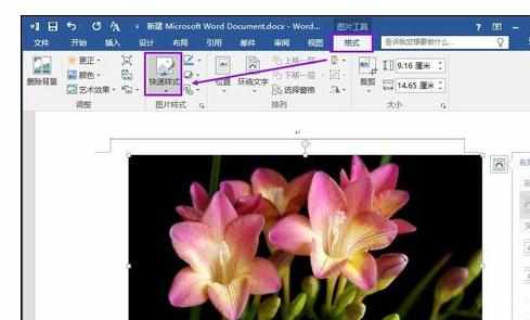 Word2013中进行图片样式的设置方法